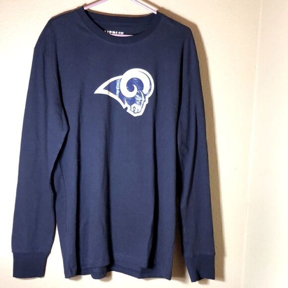 Aisdlin LA Rams logo long sleeve shirt Size L - Picture 1 of 6